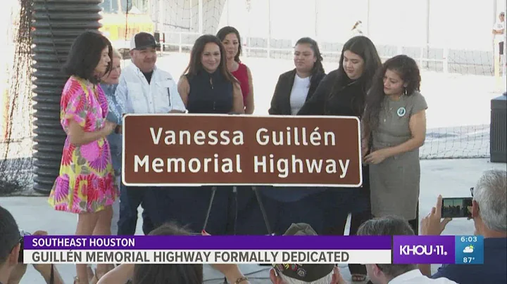 Houston-area highway dedicated to Vanessa Guilln