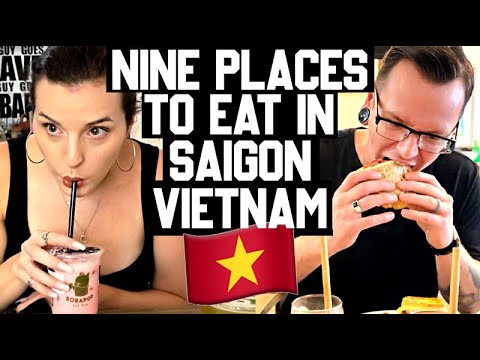 9 PLACES TO EAT IN HO CHI MINH CITY, VIETNAM 🇻🇳