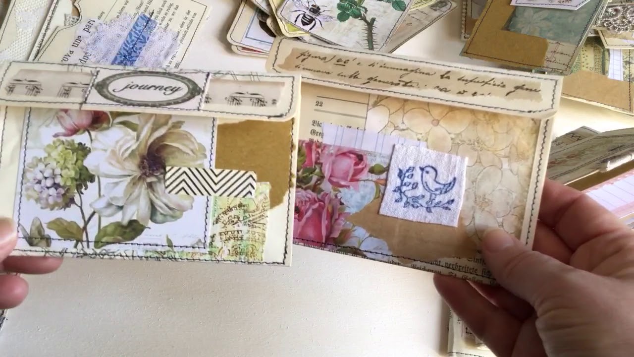 IN ITALIANO Ephemera, bigliettini, bustine per decorare agende e lo