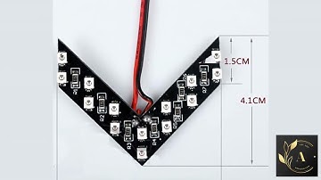 2pcs Arrow Panel 14 SMD LED Car Side Mirror Indicator Light Auto Turn Signal Light Car Styling LED R