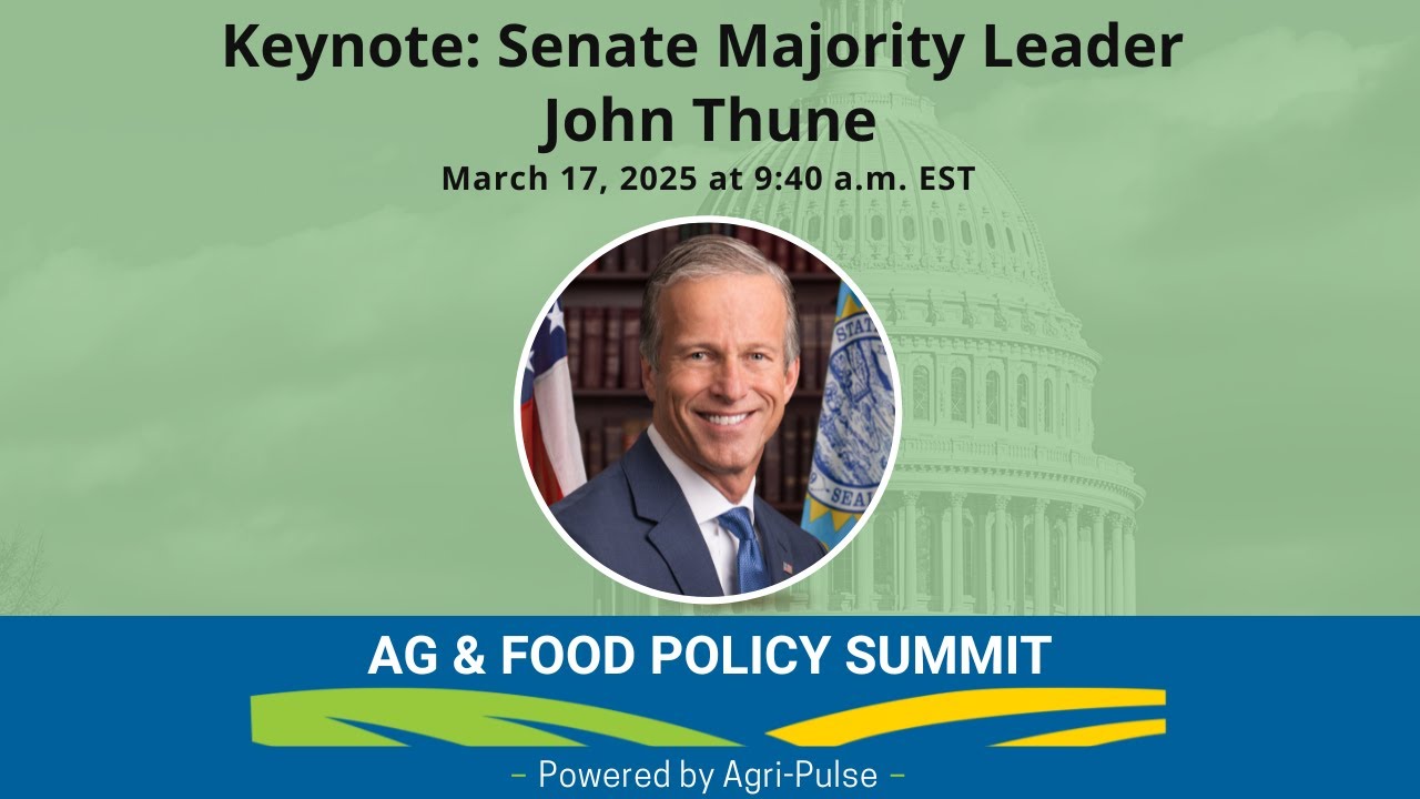 Remarks from Keynote Speaker John Thune, Senate Majority Leader - YouTube