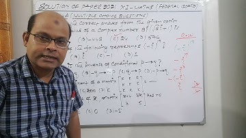 Solution of paper 2021 XI-MATHS federal board sec"A "mcqs (1,2,3,4,5)