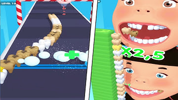 Smile Rush 🦷👩‍🍳 All Levels Gameplay WalkThrough Trailer Android,ios New Game Sr1GP6