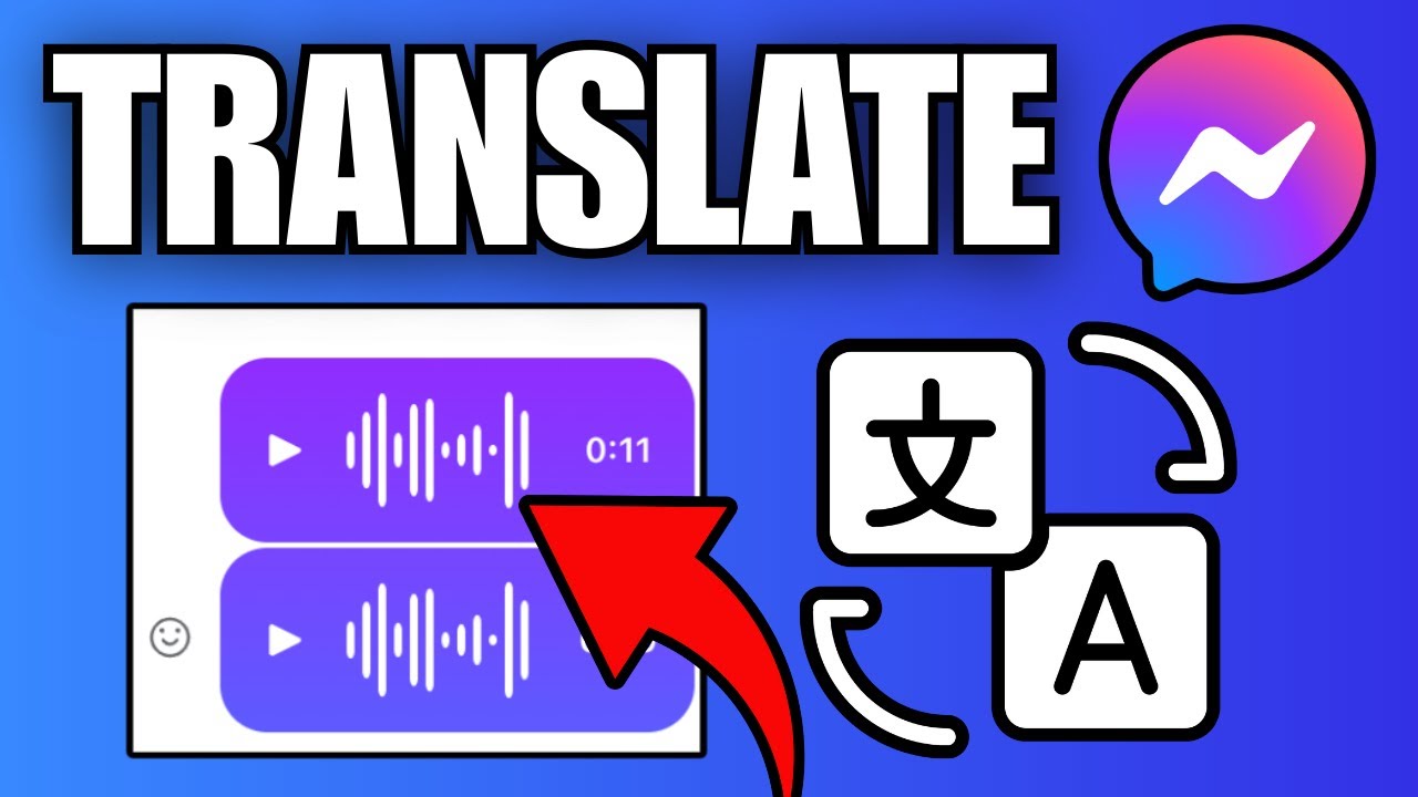 How To Translate Voice Message in Messenger - YouTube