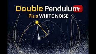 Double Pendulum Simulation with Friction & Brown Noise – Chaotic Motion for Relaxation