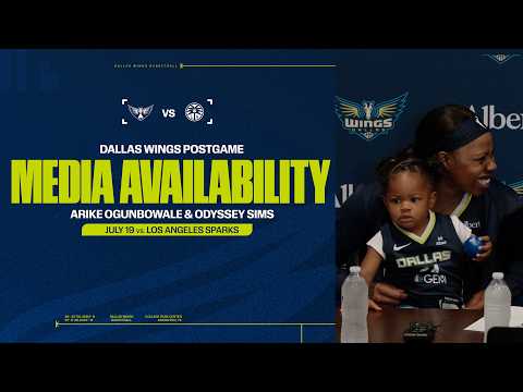Arike Ogunbowale, Odyssey Sims | Media Availability vs Los Angeles Sparks | 7.19.26