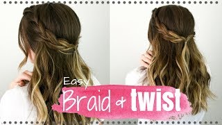 EASY Halfup Hairstyle || Hazel Darling