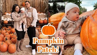 We went to a Pumpkin Patch!