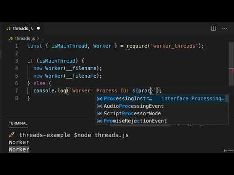 47. Worker Threads In Action
