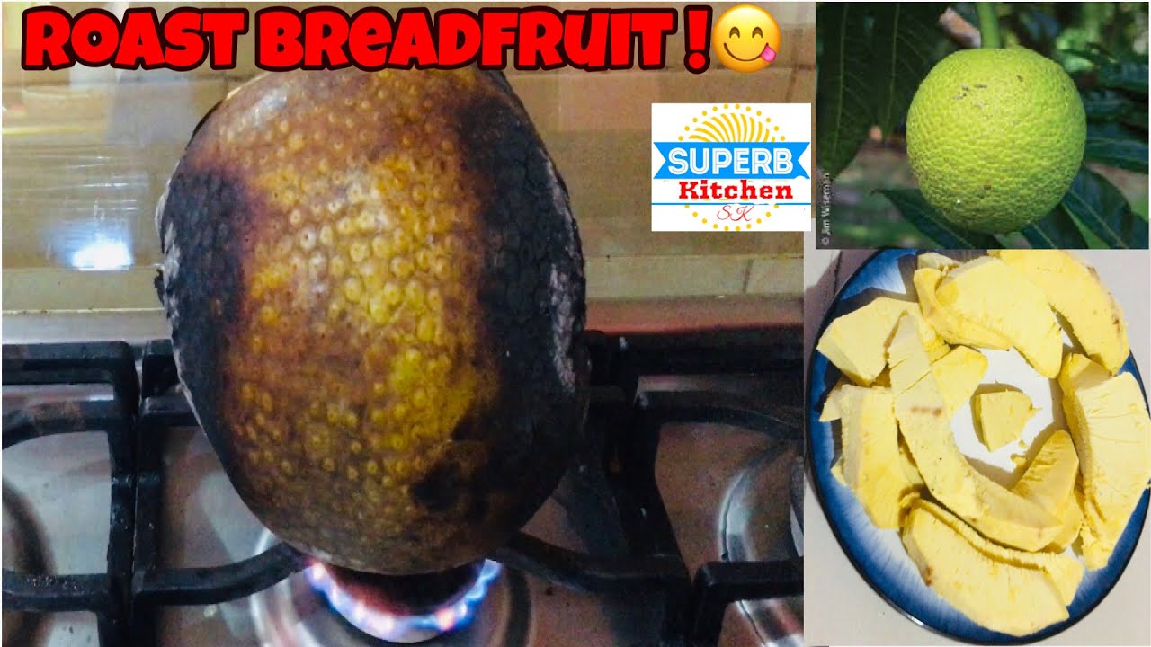 How to roast breadfruit 