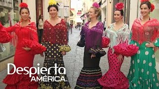 Maity Interiano Nos Desfiló Auténtica Moda Flamenca