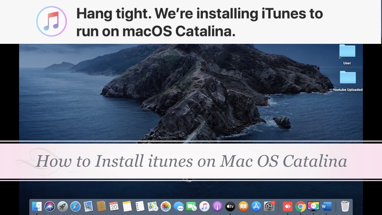 How To Install iTunes o MacOS Catalina Step by Step - YouTube