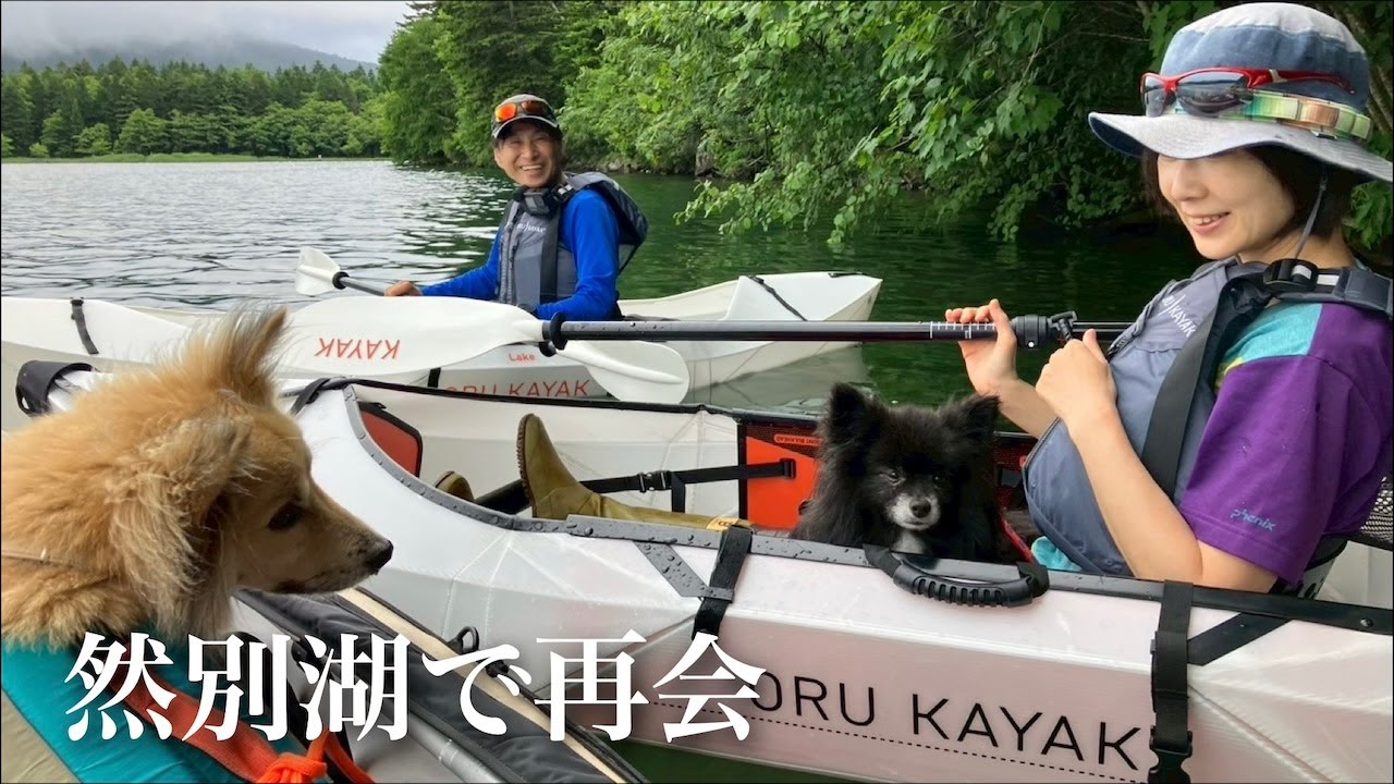 然別湖でキャンピングカー仲間と再会｜愛犬たちと然別湖北岸野営場で至福の車中泊＆カヤックを満喫（北海道バンライフ）