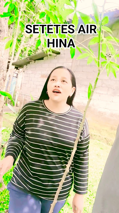 SETETES AIR HINA @SARAF892 #youtubeshorts #ytshorts  #dangdut #duet  #hiburan