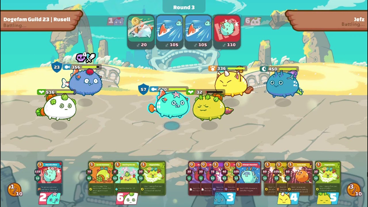 Axie Infinity / Dogefam AAP vs RBP Gameplay