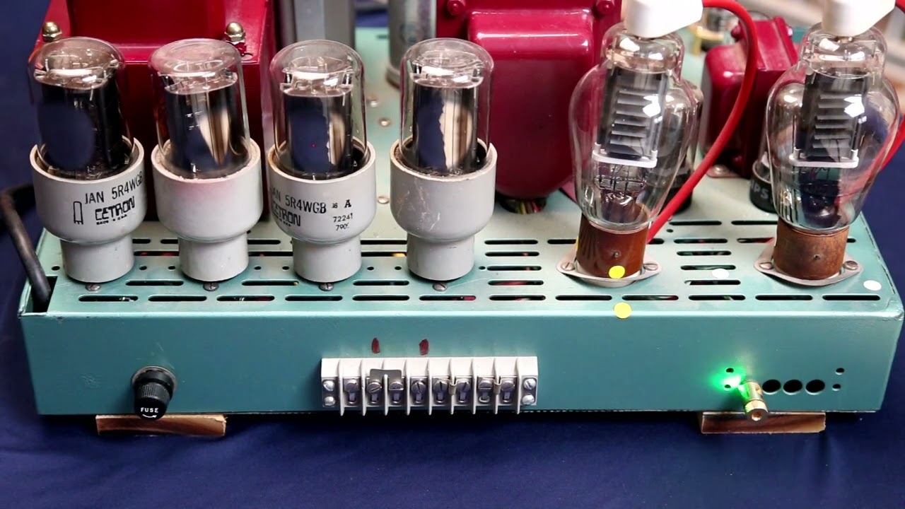 ALTEC 1570B AMPLIFIER mono x2台 パワーアンプの躯体 Altec Model 1570b Monoblock Tube Amp: Vintage Audio Review Episode