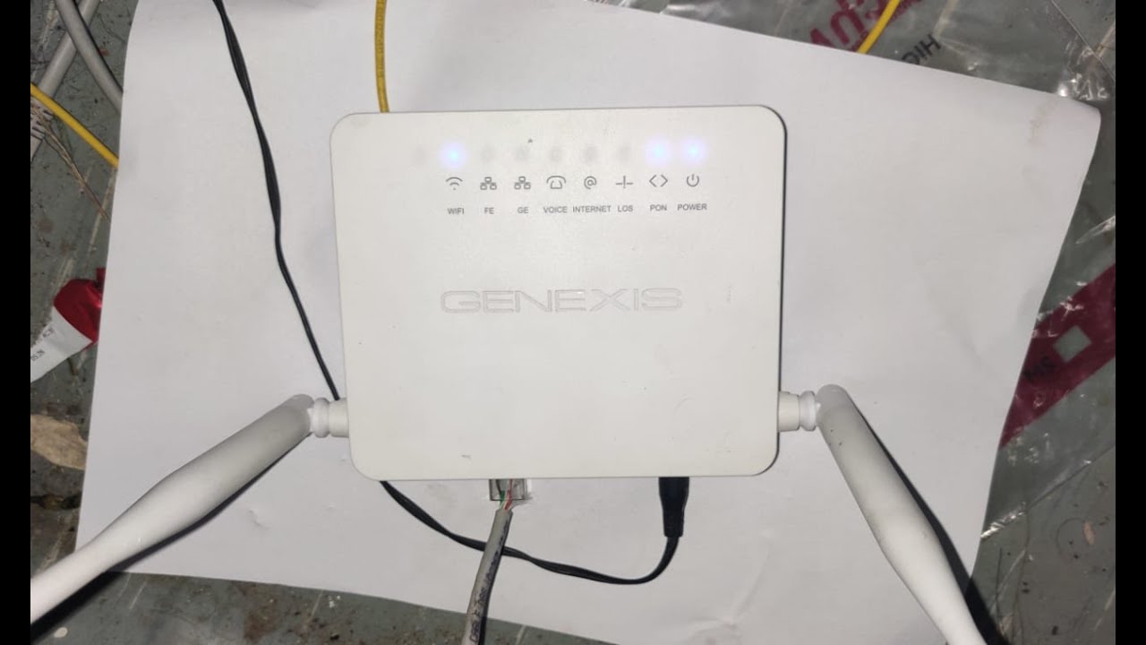 server brænde blomst Fiber FTTH Genexis ont configuration for internet, voice, WiFi password  change, please subscribe - YouTube