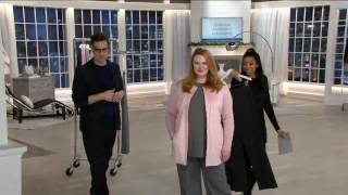 H by Halston Studio Stretch Full Length Wide Leg Pants on QVC