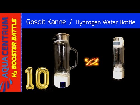 Test 10: Gosoit Kanne / Hydrogen Water Bottle | H2-Gehaltstestungen mit H2-Testtropfen