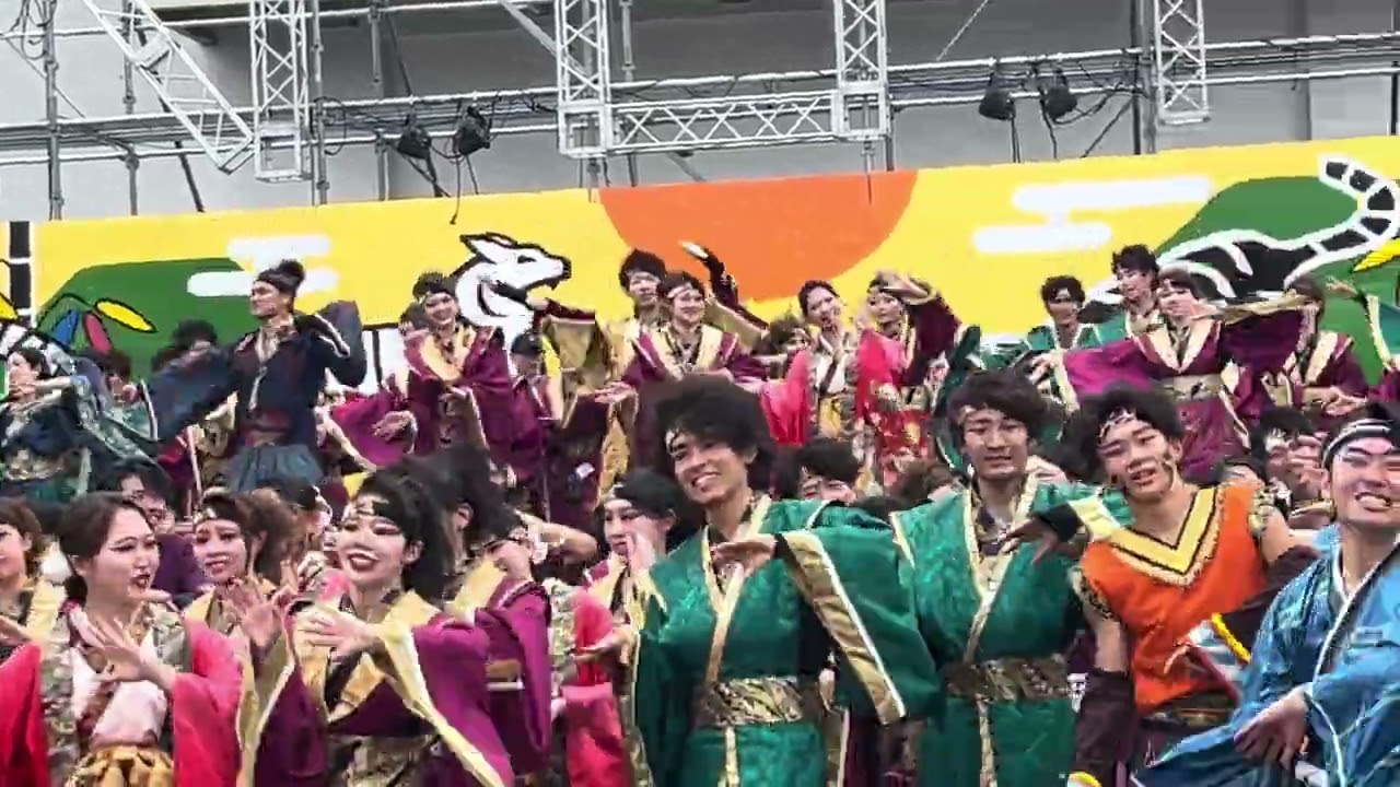 名大祭らんまつり　総踊り②  うらじゃ音頭2024.6.9