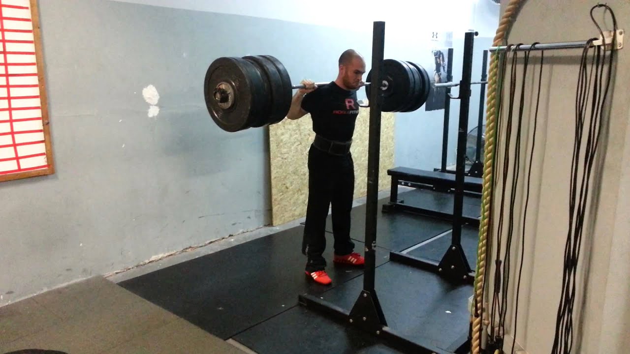 Mike Squat 223 KG (490 LBS) 82 KG BW PR 16/01/2014 YouTube