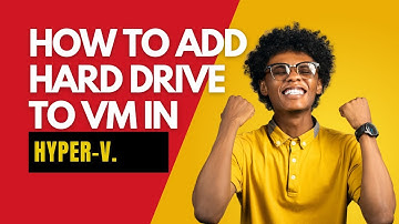 How to add hard drive to VM in Hyper-V