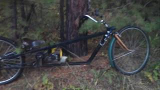 Мой Самодельный МотоВелосипед 50cc, Лесной мотоцикл
