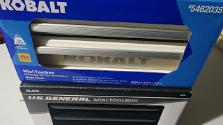 Harbor Freight Vs Lowes Mini Tool Boxes