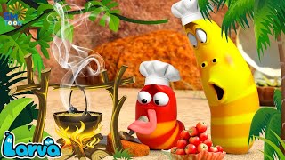 LARVA 2026 🐛 Learn To Cook 🥰 CARTOON MOVIE FOR LIFE  THE COMEDY FOR  YELLOW &amp; RED