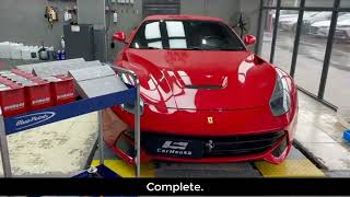 กระบวนการซ่อมบำรุง Ferrari F12 Berlinetta | เปลี่ยนถ่ายน้ำมันเครื่อง.