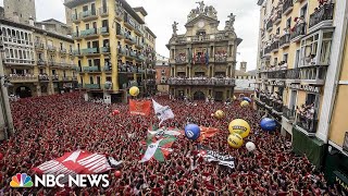 Bull-running San Fermin festival gets underway in Pamplona