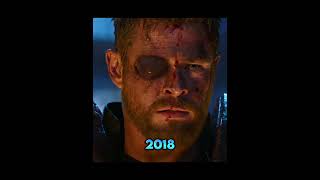 Chris Hemsworth-Thor evolution #thor #mcushorts #marvel #marvelstudios #marvelmoviescene