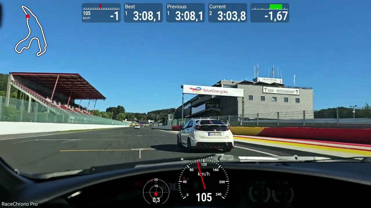 Spa Francorchamps - 2025-08-19 - Honda Civic Type R FK2