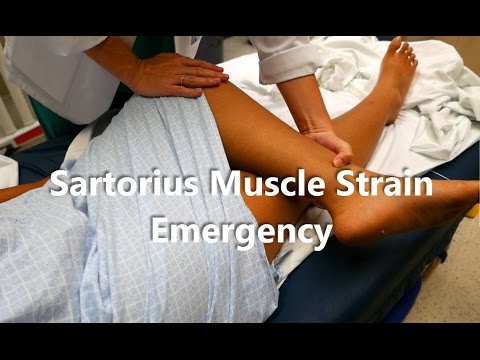 Sartorius Muscle Strain Emergency - YouTube