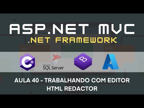 40 - Trabalhando com editor HTML Redactor - Curso ASP.NET MVC, EF e Azure