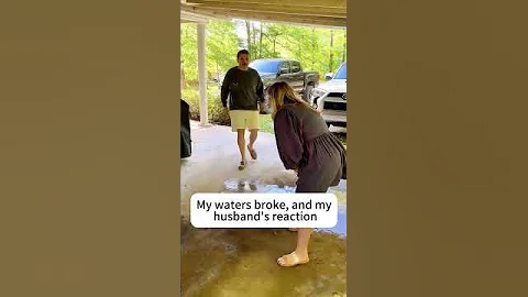 The moment her water broke💖