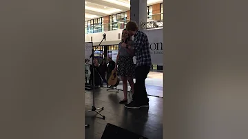 Ed surprises fan singing his song at the Mall