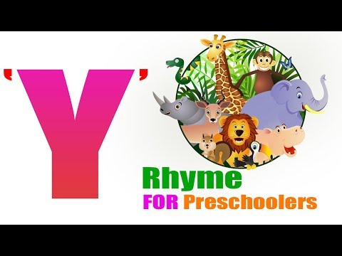 Y Rhyme For Preschoolers ||Y for Yak Rhyme for Kids | The letter Y song for children