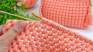 👌👌' New Beauty. ... Let's Wach How to Make Tunusian Crochet Baby Blanket For Beginners #Crochet