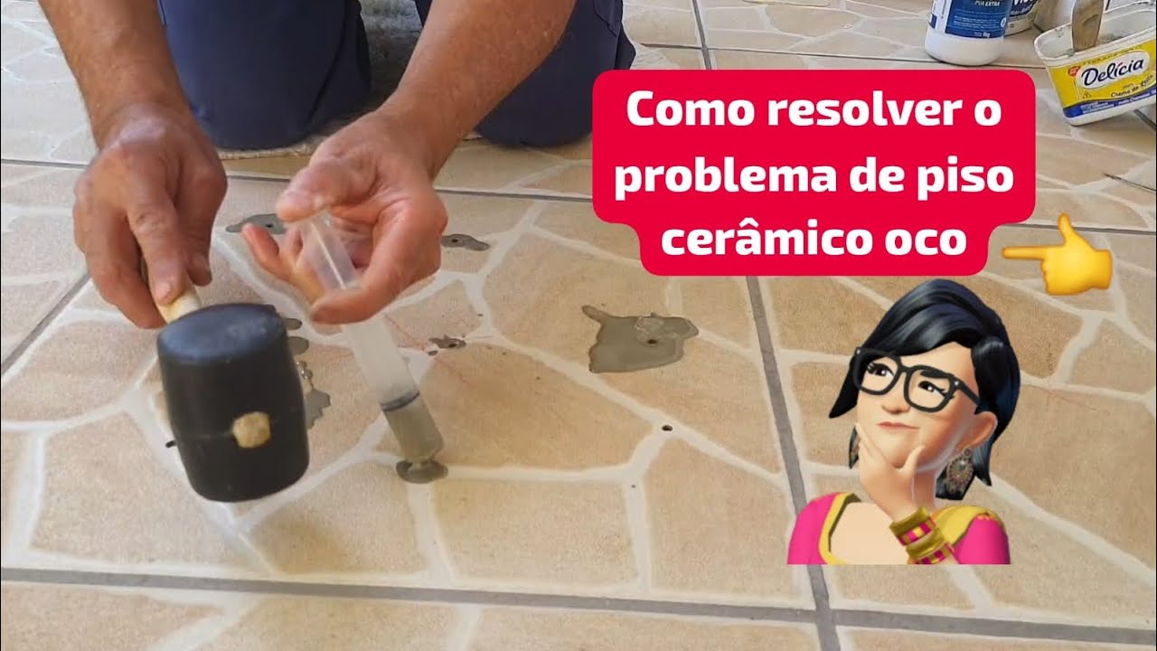 Como Consertar Piso de Cerâmica Oco (Sem Quebrar e Sem Trocar!) - YouTube