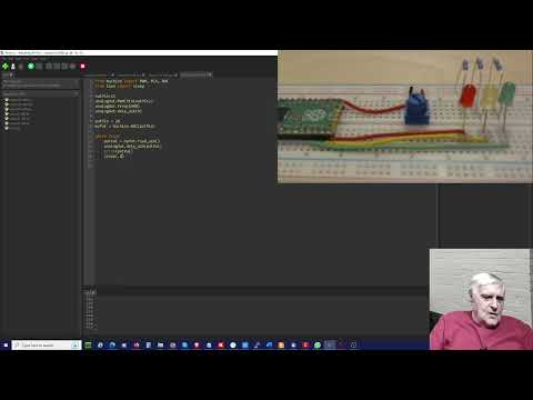 Paul McWhorter's Raspberry Pi Pico Lesson 10 Home Work