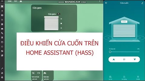 Điều khiển cửa cuốn trên Home Assistant (HASS)  với ZiTech Pro