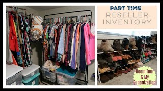 Part Time eBay Reseller Inventory Storage Full Room Tour