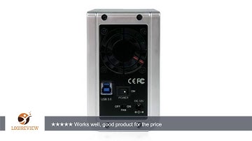 StarTech.com Dual Bay SATA External Hard Drive Enclosure with USB 3.0 RAID 3.5-Inch Hard Drive Disk