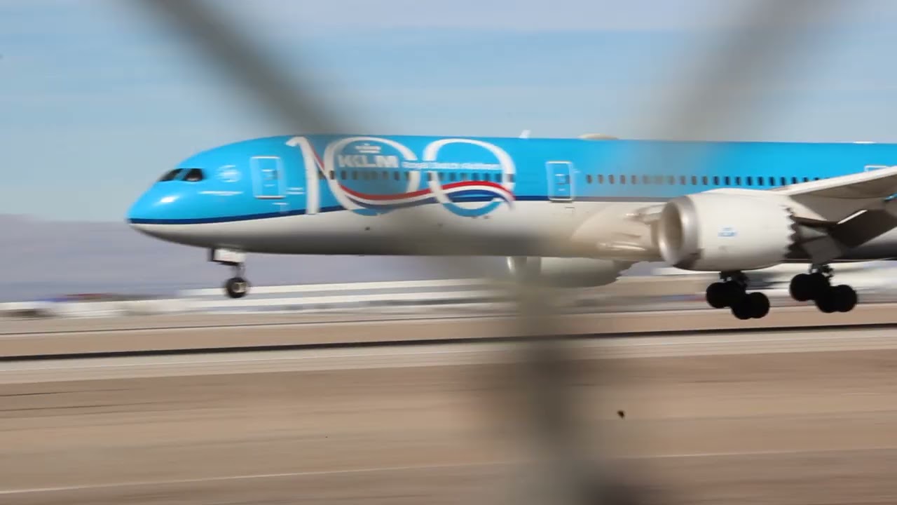 (100 Years Livery) KLM Boeing 787-10 Dreamliner 🇳🇱 AMS - LAS