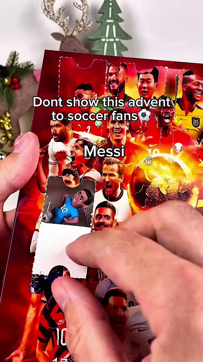 Perfect for soccer fans ⚽️ #soccerfans #advent #christmas