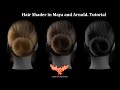 Hair Shader in Maya and Arnold/ Material de Pelo en Maya. Tutorial