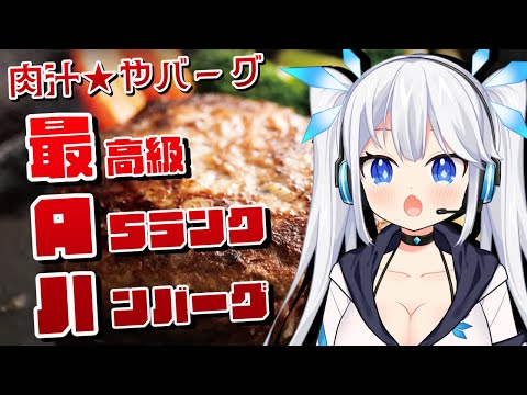 【 PR 】えっ！今日は最高級A5ランクハンバーグを食べてもいいのか！？#肉汁★やバーグ【 ツイリエル / Vtuber 】