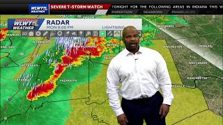 Severe thunderstorm watch in effect as storms move through Cincinnati