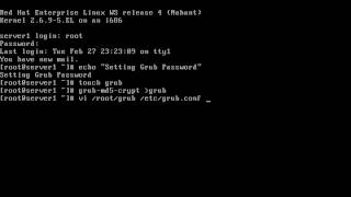 Setting Grub Password
